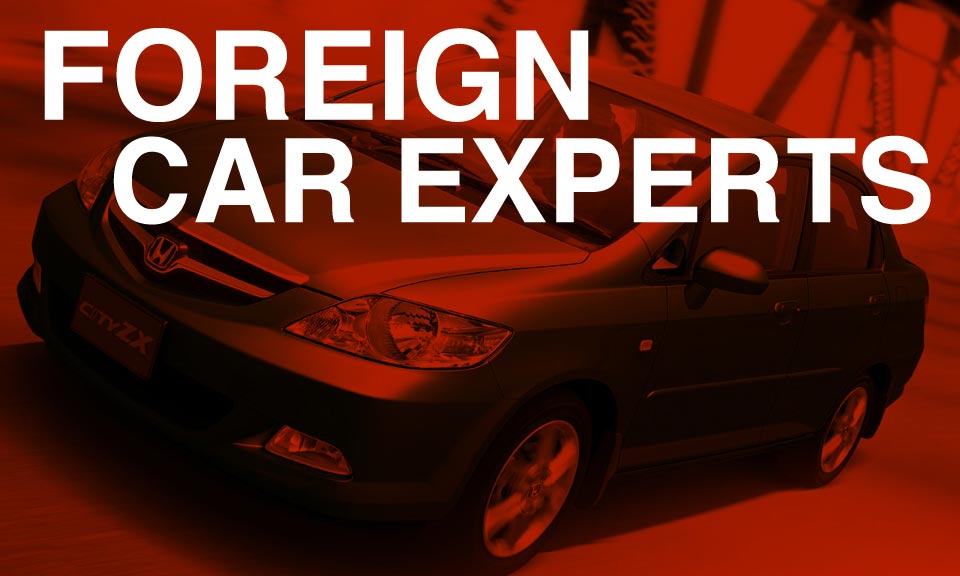 Expert foreign car auto body repairs in NYC. Manhattan, Queens, Brooklyn, Bronx, Harlem.  All work guaranteed.